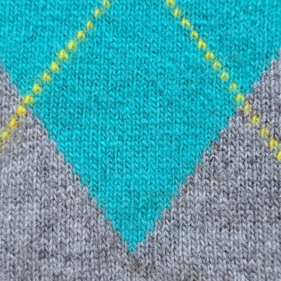 J. Crew Cashmere Argyle Scarf - Picture 6 of 7